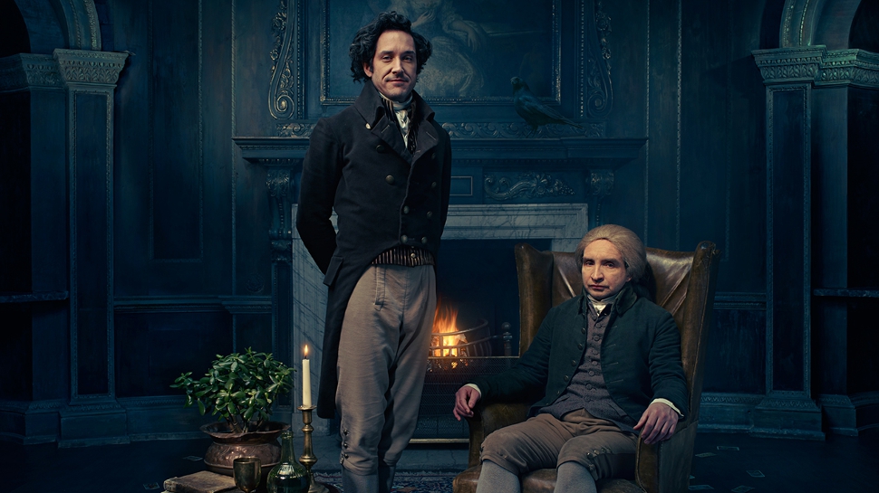 Strange and Norrell in Norrell's study
